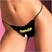 G253 Ring When Ready' G-String, Black/One Size