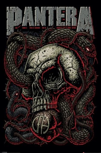 Pantera - Music Poster (Snake Eyes) (Size: 24
