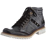 [ブラッチャーノ] Bracciano ヴィンテージ加工ラインシューズ BR0220  BLACK(ブラック/27)