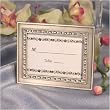 Pewter placecard frames with crystal accents sold in 6's