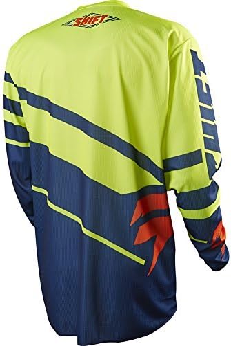 Shift Racing Assault Race Youth Boys Off-Road Motorcycle Jersey - Navy/Yellow / X-Large