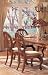 Set of 2 Dining Chairs – Traditional Cherry Brown Finish