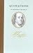 Benjamin Franklin (Quote/Unquote)