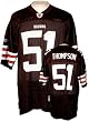 Cleveland Browns Mens NFL Replica Jersey Chaun Thompson #51 Brown