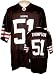 Cleveland Browns Mens NFL Replica Jersey Chaun Thompson #51 Brown