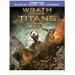Wrath of the Titans (3D Blu-ray + Blu-ray + DVD +UltraViolet Combo Pack)