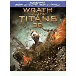 Wrath of the Titans (3D Blu-ray + Blu-ray + DVD +UltraViolet Combo Pack)