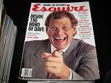 Esquire Magazine (DAVE LETTERMAN , Cultural Suicide , Jennifer Jason Leigh , Riding The Internet, December 1994)