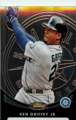 2010 Topps Finest Baseball Card #65 Ken Griffey Jr. Seattle Mariners Mint Condition - Shipped in Protective ScrewDown Display Case!