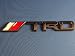 TRD Black Chrome Trunk 3D Emblem