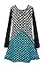 Truly Me, Big Girls Long Sleeve Knit Chic A-Line Dress, 7-16