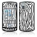 Zebra Stripes Design Protective Skin Decal Sticker Cover for LG Shine CU720 Cell Phone