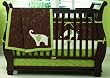 Carter's Elephant 4 Piece Crib Bedding Set, Green