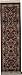 2'7 x 11'10 Red Persian Tabriz Runner Rug