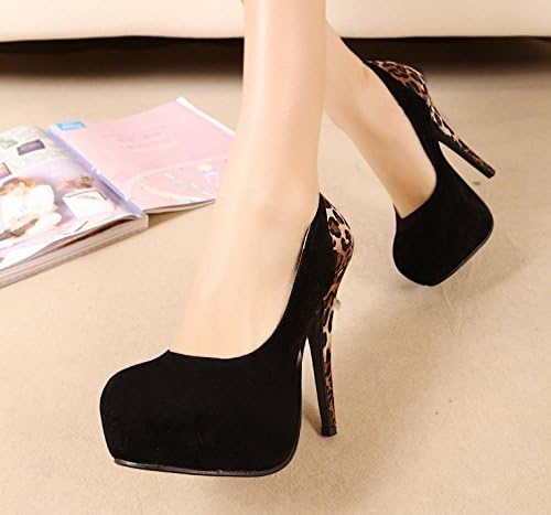 Women's Fashion leopard print Sexy High Heel Stilettos Platform Pumps Shoes