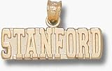Stanford Cardinal 1/4 Stanford Pendant - Gold Plated Jewelry