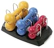 Empower 32-Pound Dumbbell Set with Organizer and DVD