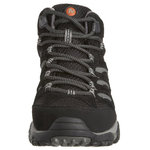 Merrell Moab Mid Gore-Tex, Chaussures montantes femme - Noir (Black), 38 EU