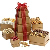 Broadway Basketeers Birthday Gift Tower of Sweets (Large)