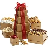 Broadway Basketeers Christmas Gift Tower of Sweets (Large)
