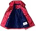 London Fog Girls' Enhanced Radiance Polka Dot Trench Coat
