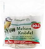 Erdtmanns Suet Balls without Nets and in a Polybag Pet Treat, 14 by 12.5 by 2-Inch, 20-Pack