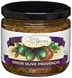 Hand to Mouth Edibles Green Olive Provencal, (Tapenade), 10.5-Ounces Glass Jars (Pack of 3)