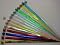 Origami Stars Papers (large size) Package 1B (3 packs total around 270 pieces)