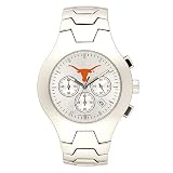 Texas Longhorns NCAA Men's Hall of Fame Watch with Stainless Steel Bracelet