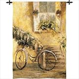 IMAGE OF Courtyard Bicycle Tapestry Style: Feather Bronze 28