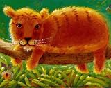 Tiger Art Poster Print by Christopher Gunson, 12x10