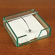 8" Diameter Square Crystal Napkin Holder