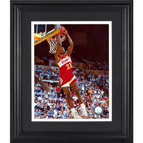 Mounted Memories Atlanta Hawks Dominique Wilkins Framed Photo