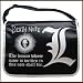 New Death Note Manga Messenger Shoulder School Bag Black