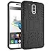 Chevron Hybrid Kick Stand Back Cover Case for Moto G4 Plus/4th Generation (Black) RS.299.00