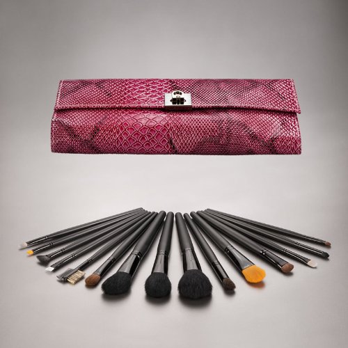 Coastal Scents Deluxe Brush Set, Magenta Reptile