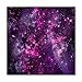 Lunarable Purple Bandana, Nebula Outer Space Galaxy, Unisex Head and Neck Tie