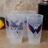 NHL Washington Capitals 4-Pack 16oz. Plastic Cups