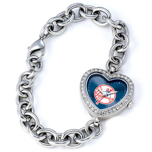 New York Yankees Ladies Heart Watch By Game Time