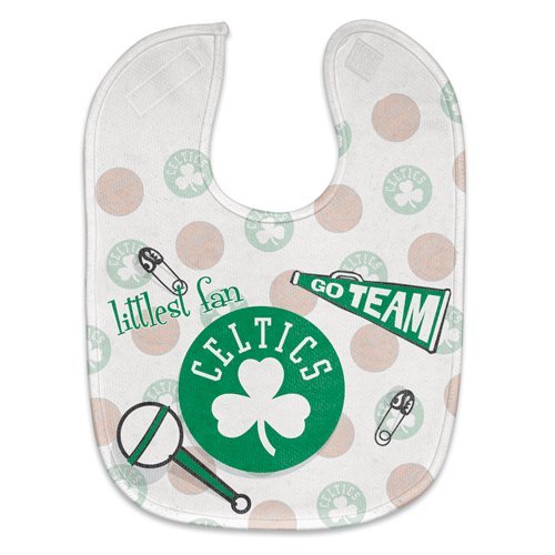 NBA Basketball Full Color Mesh Baby Bibs (Boston Celtics)