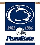 Penn State Nittany Lions Championship Years 2-Sided 28 x 40 Banner