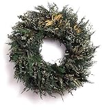 NEW 18 Round SHADES OF GREEN Preserved CHINKAPIN Ocean Spray WREATH