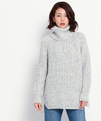 JET(ジェット)アルパカ混メランジタートルニット