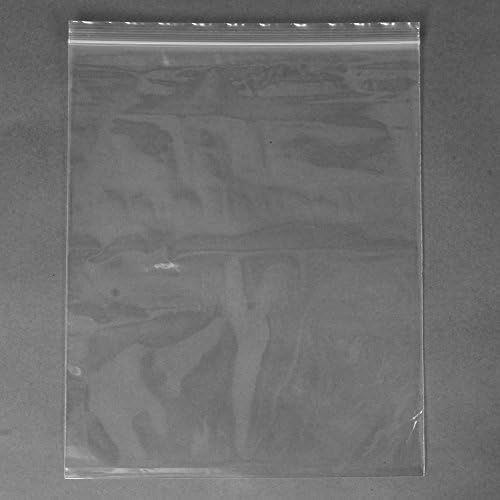 100 / 500 Pcs Resealable Zipper Shipping Bags - 2 mil thick (12 Size) (10"x13", 100 Bags)