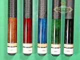 Set of 5 Aska Pool Cue Sticks L2000