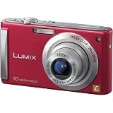 Panasonic Lumix DMC-FS5R 10.1MP Digital Camera with 4x Wide Angle MEGA Optical Image Stabilized Zoom (Red)