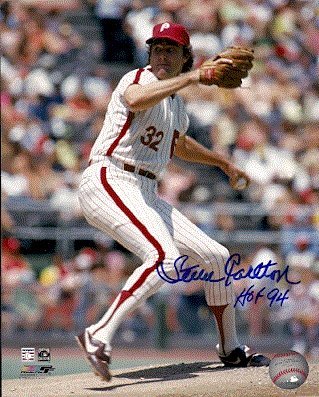 Autographed/Hand Signed Steve Carlton Philadelphia Phillies 8x10 Photo