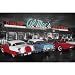Al Macs Diner Poster 50s Vintage 24x36 Classic Cars 33579 Collections Poster Print, 36x24
