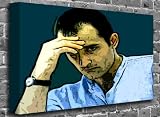 Akshaye Khanna Bachchan Bollywood Canvas Art Canvas Print Picture print Size: (40" x 26")