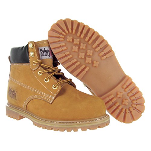 Safety Girl II Womens Work Boots - Tan Steel Toe